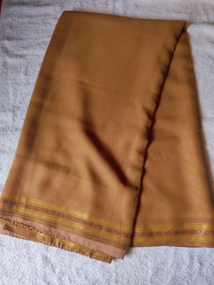 Beautiful Brown Saree 🤎