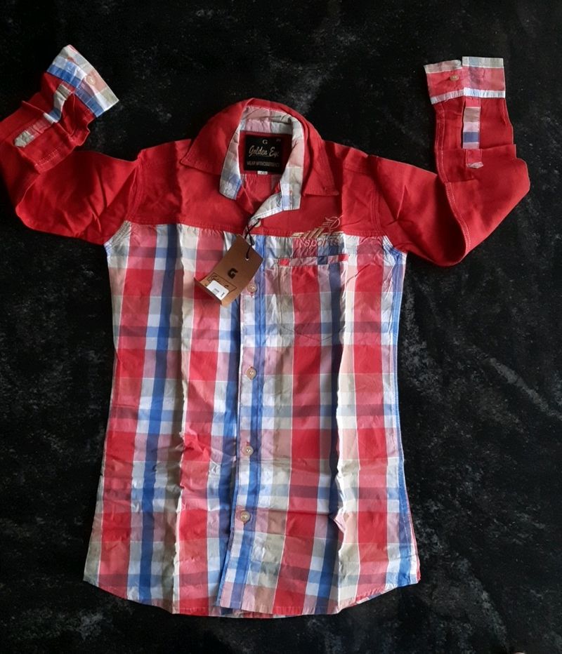 New Check Shirt For Boys