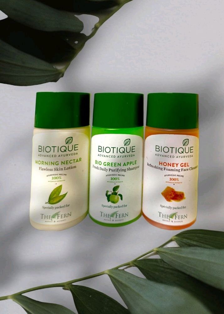 Biotique Skin Lotion, Shampoo & Face Cleanser