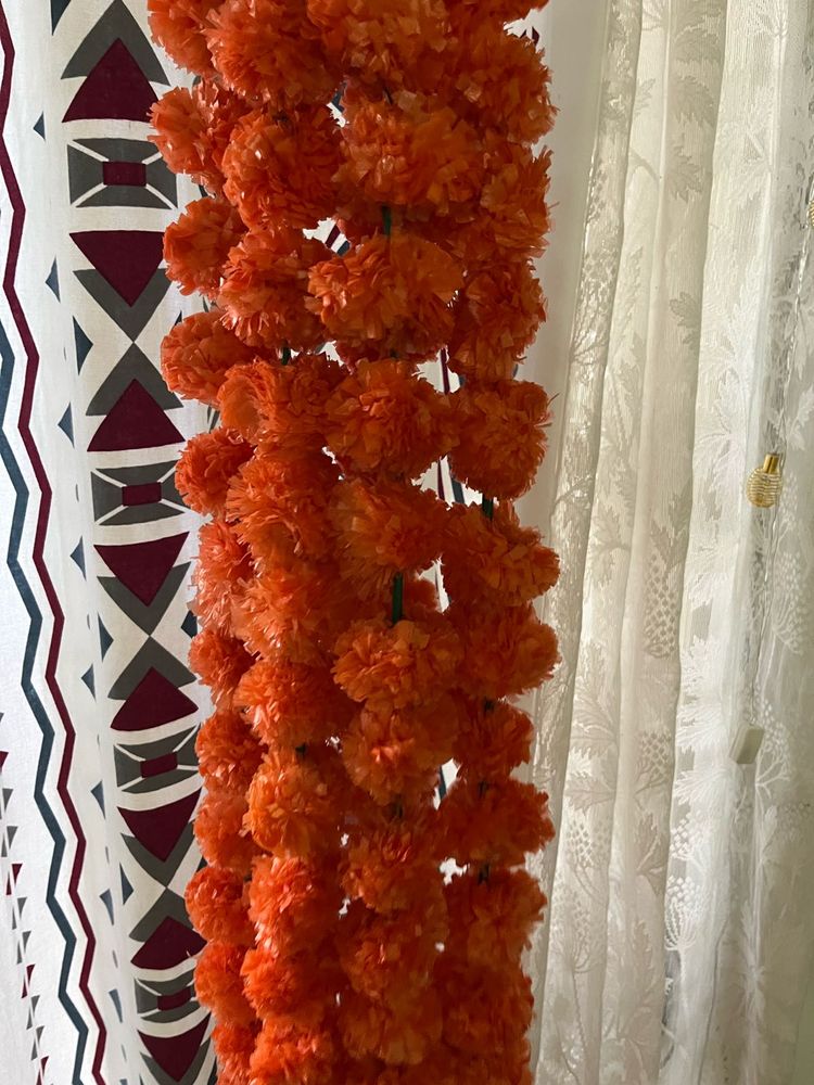 5 Marigold Garland Strings