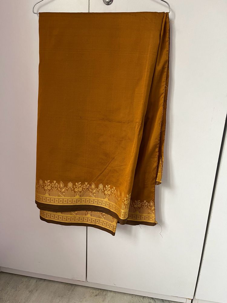 Woven Embroidered Tan Saree