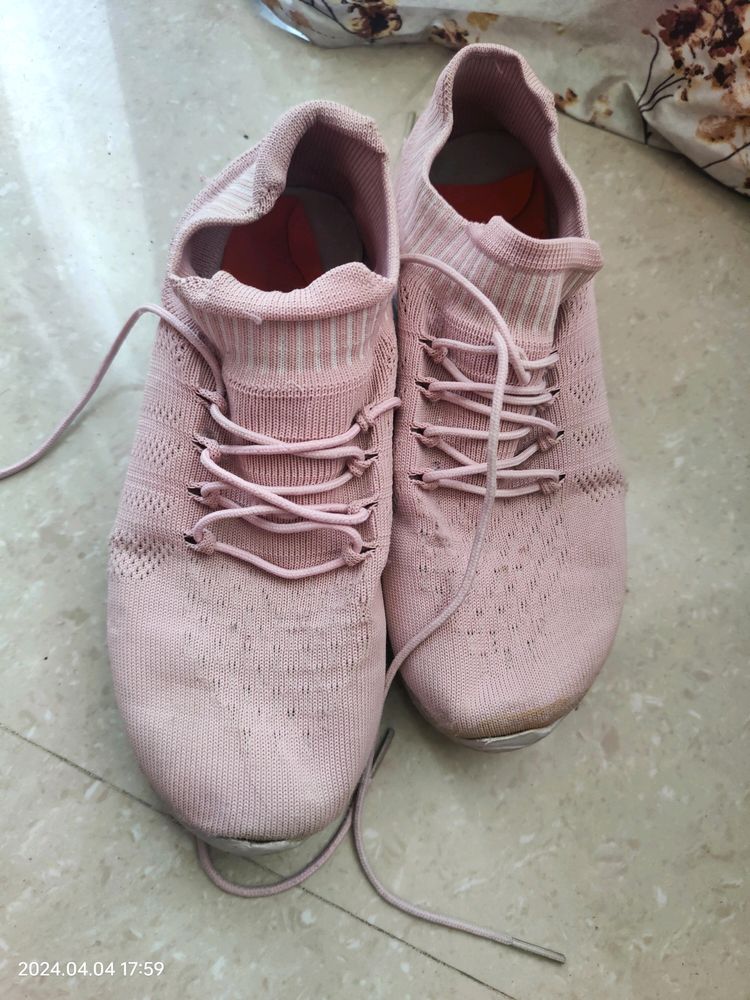 Pink Casual Shoes