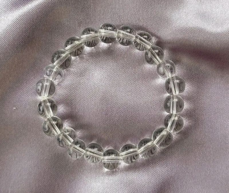 Clear Beaded Bracelet