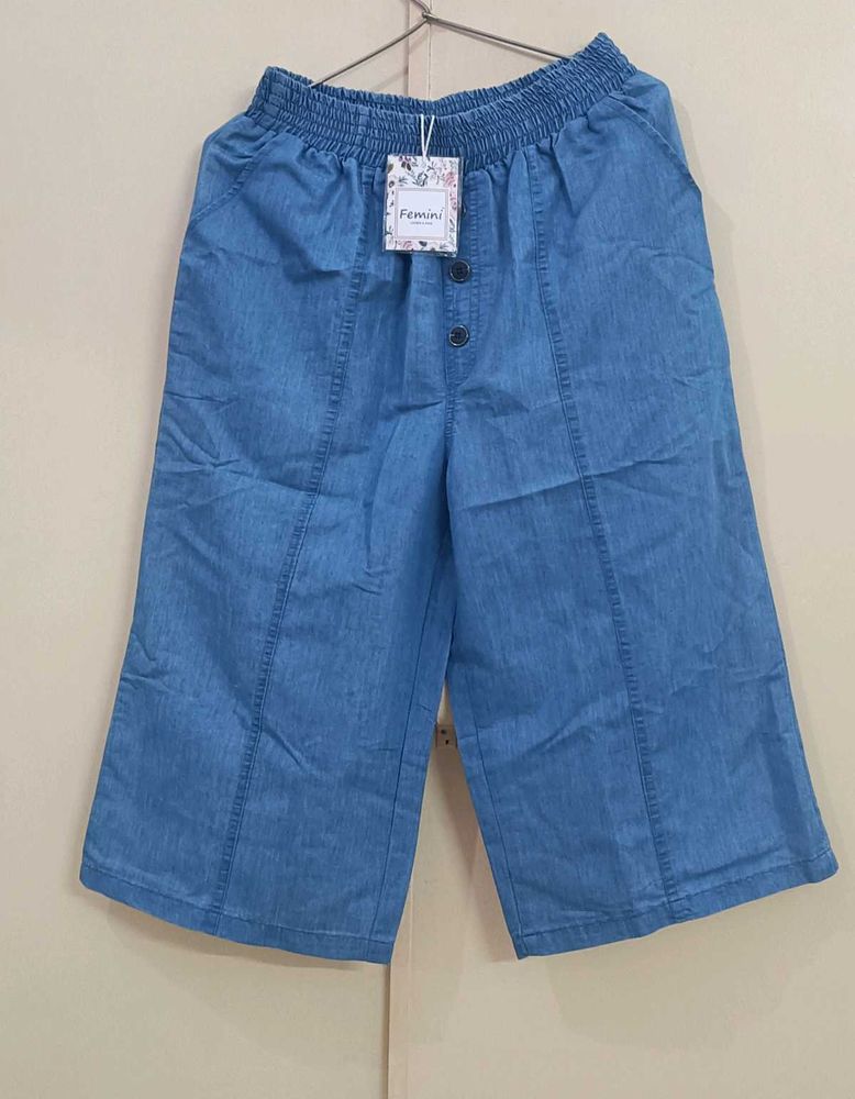 Denim Short Plazo