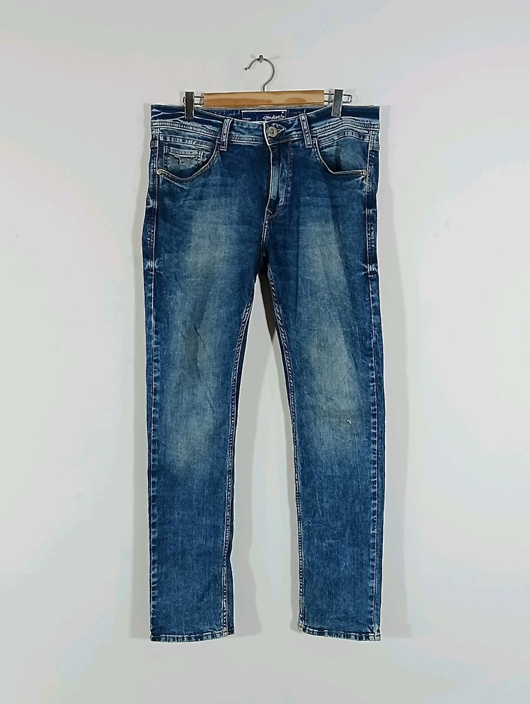 Dark Blue Faded Jeans (Men's)