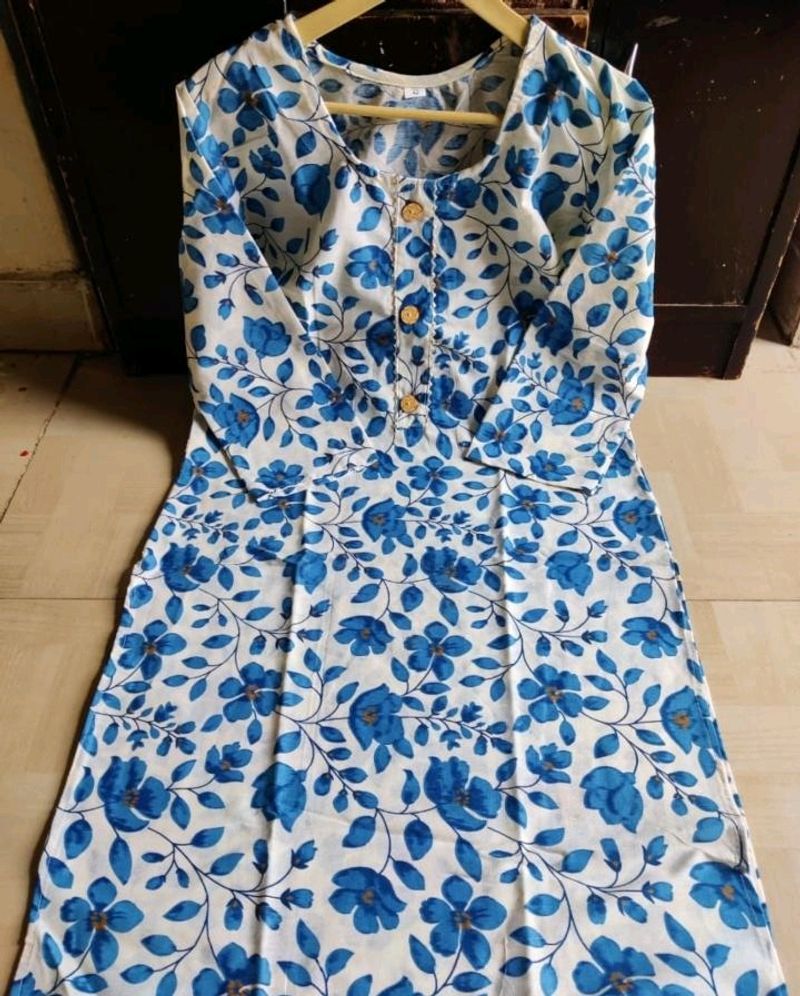 Cotton Straight Kurti