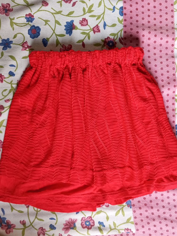 Red Skirt For Baby