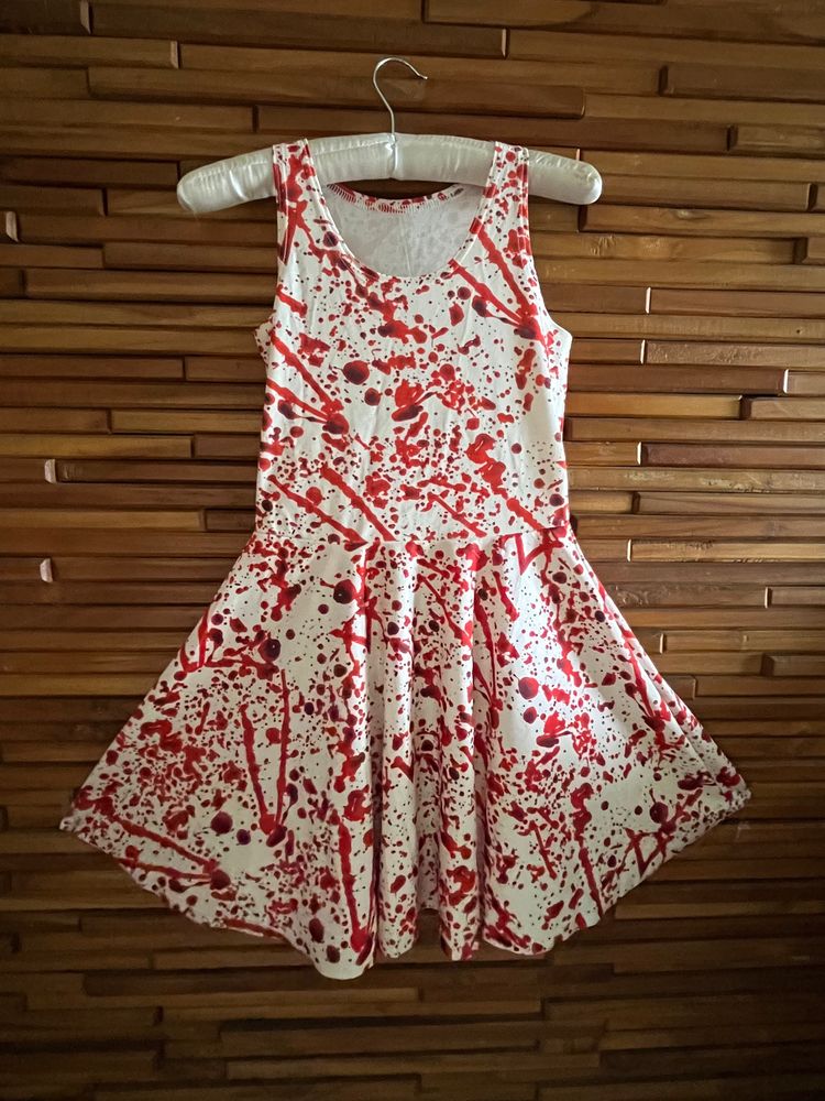 Red And White Cute Dress