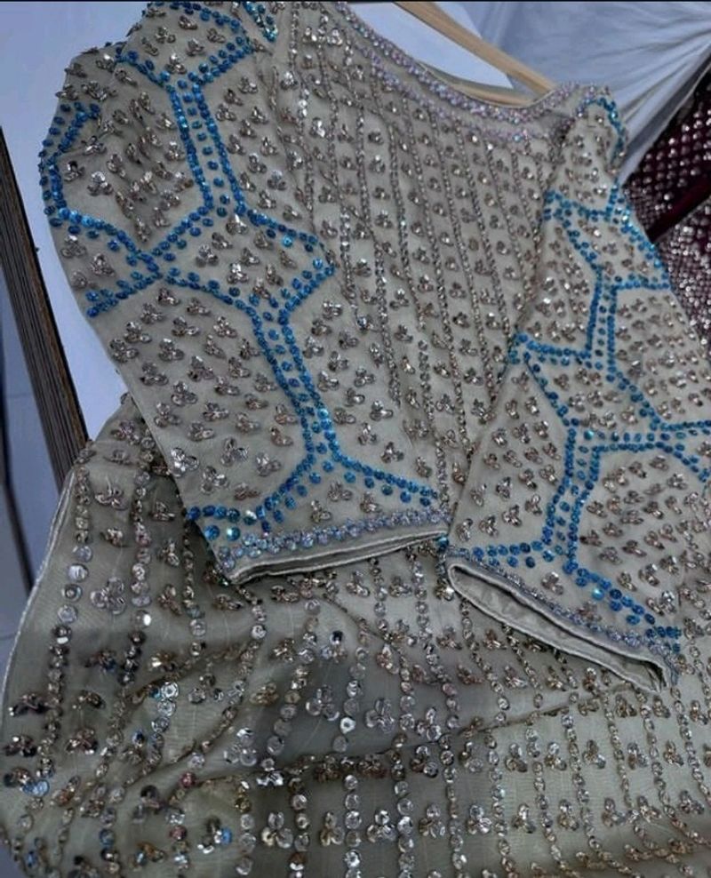 Suits With Heavy Sequence Embroidery Work