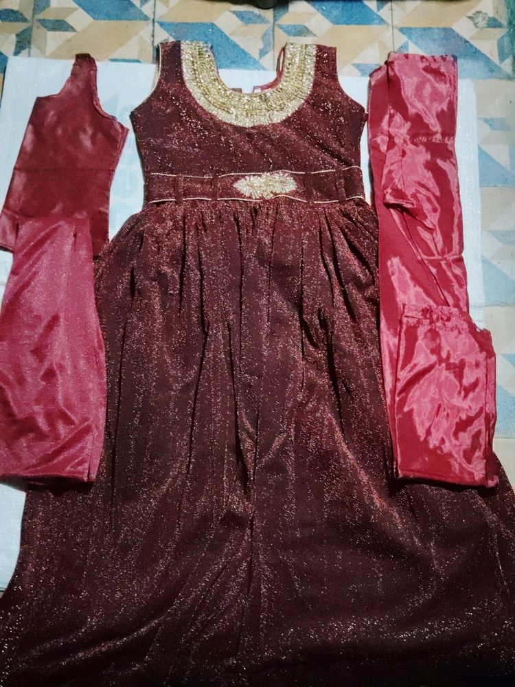 Like New Gown  duptta