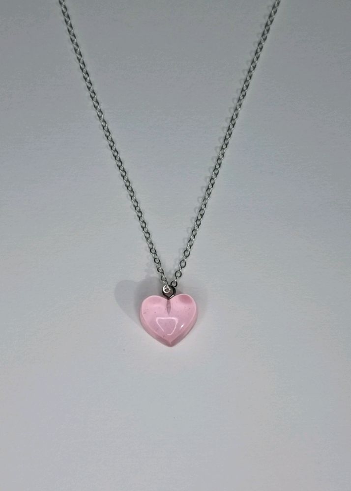 Pink Heart Pendant