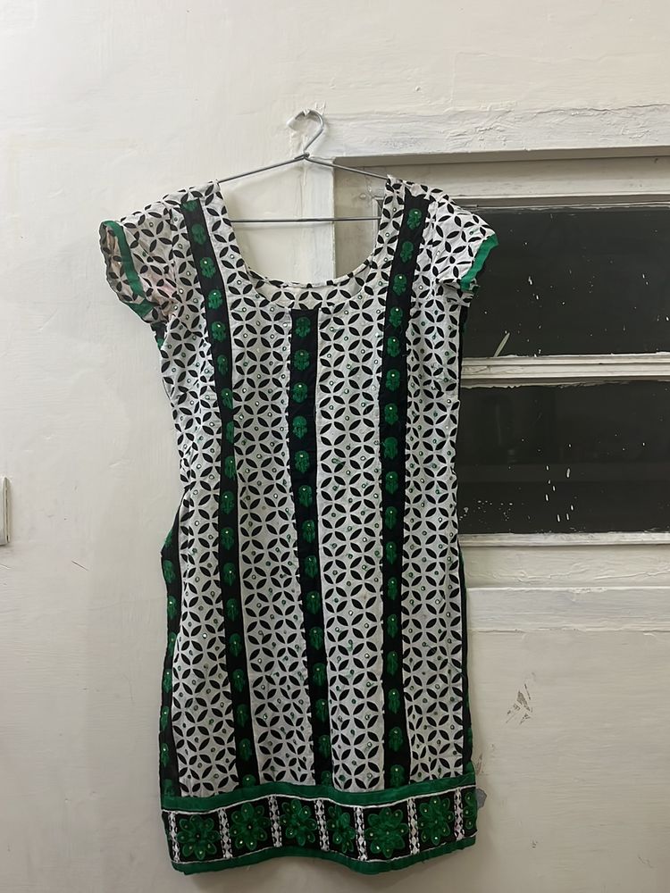 Mirror Work Kurti For Women