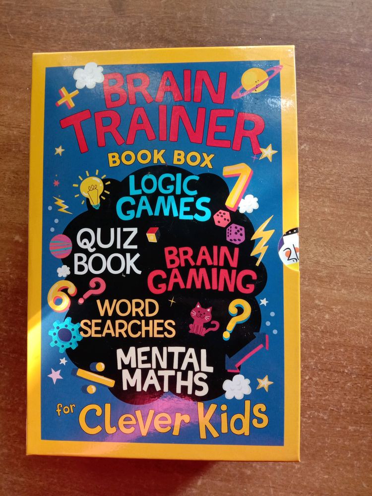 Brain Trainer Book Box For Clever Kids