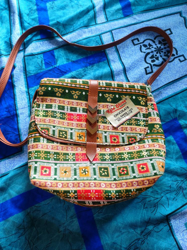 New Multicolor Printed Sling Bag