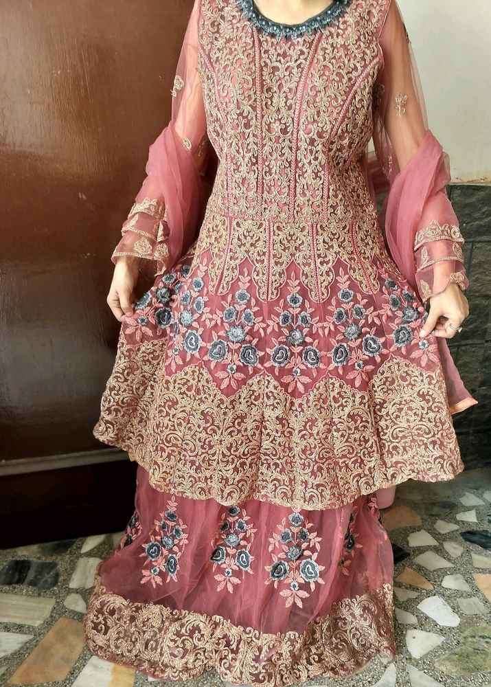 Embroidered Lehnga Dress