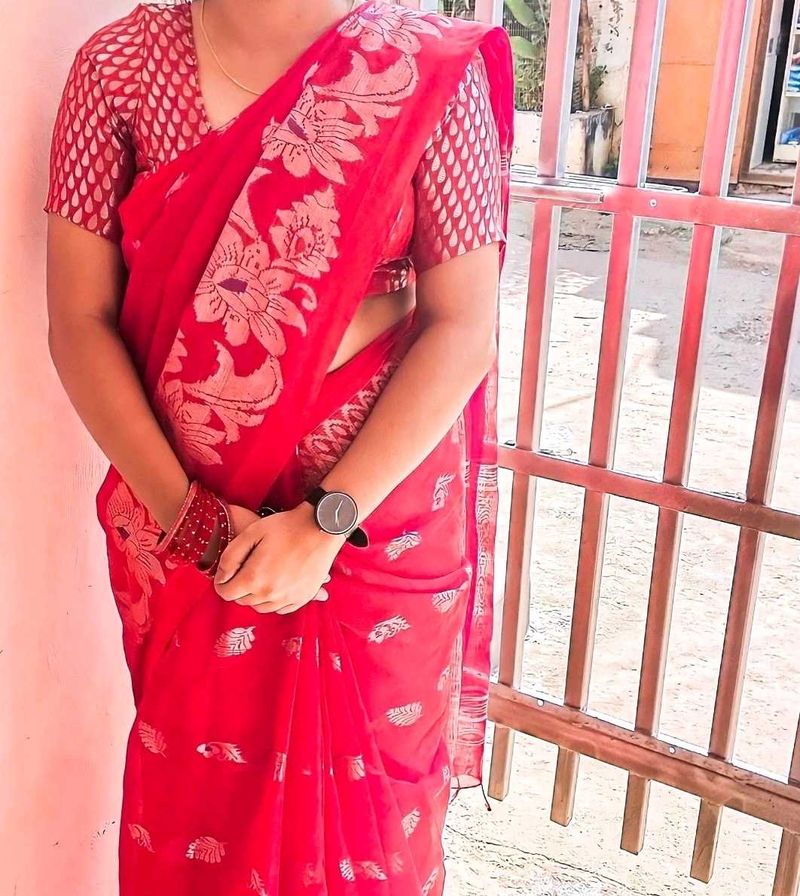 Bengali Red Saree