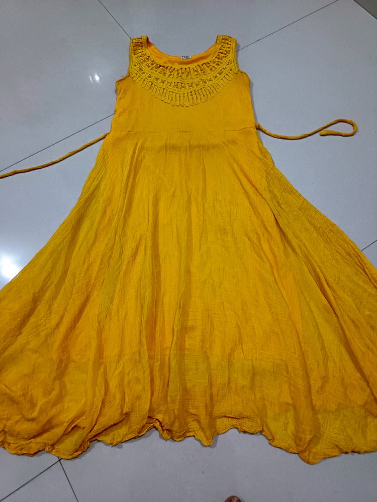 Yellow Dress For Girls!!!