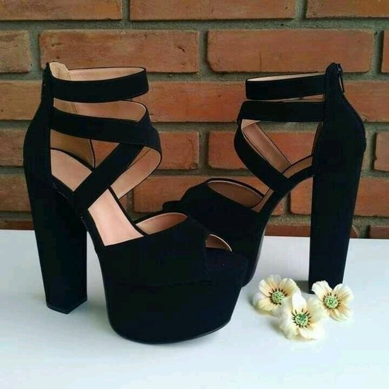 Strappy Heels for Women High Heeled Fashion Casual