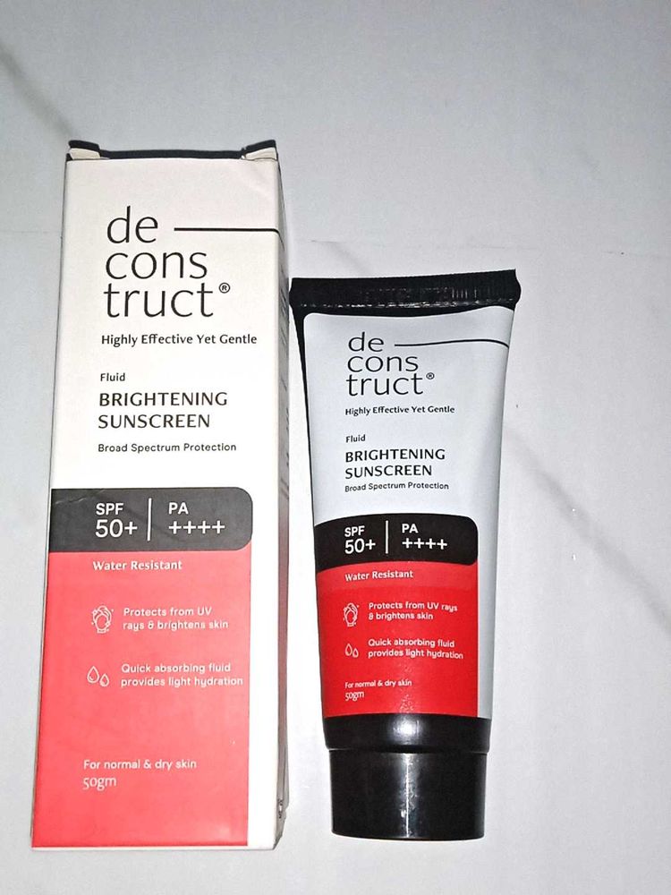 Deconstruct Brightening Fluid Sunscreen