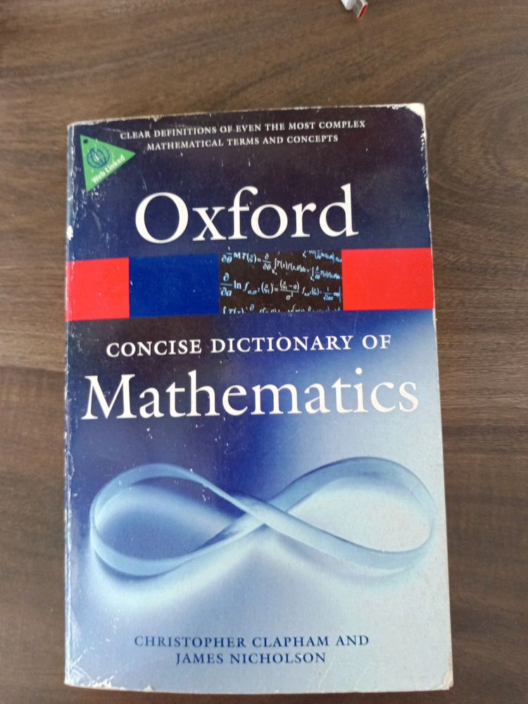 Oxford Mathematics Dictionary