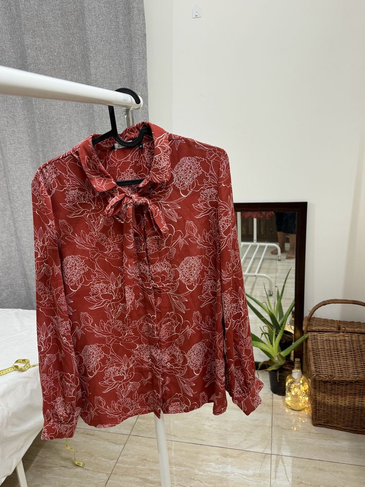 Rustic Maroon/mauve Shade Shirt