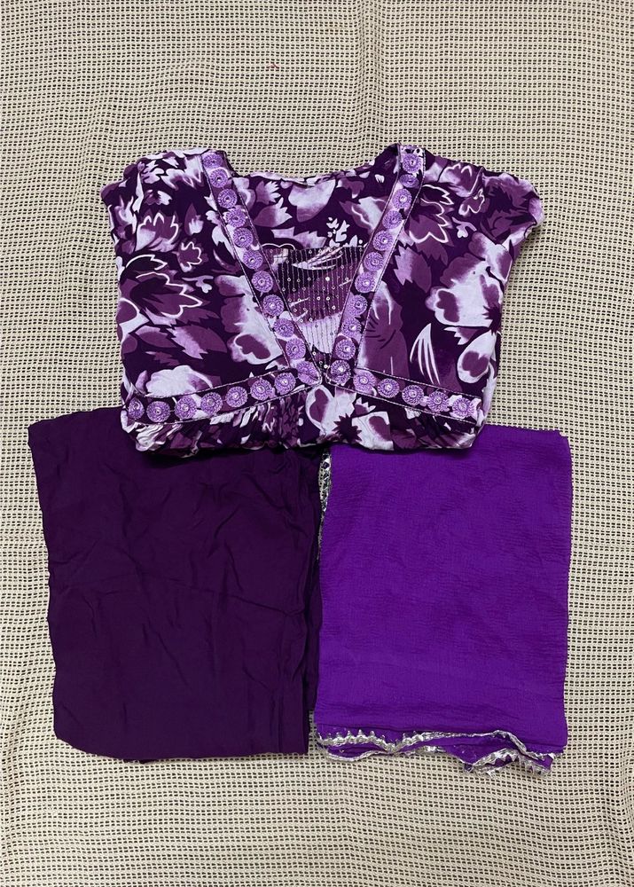 Purple Naira/Alia Cut Suit