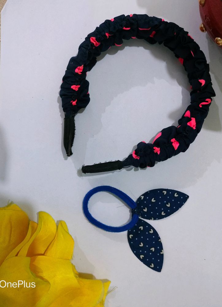 Hairband With Rubber Band