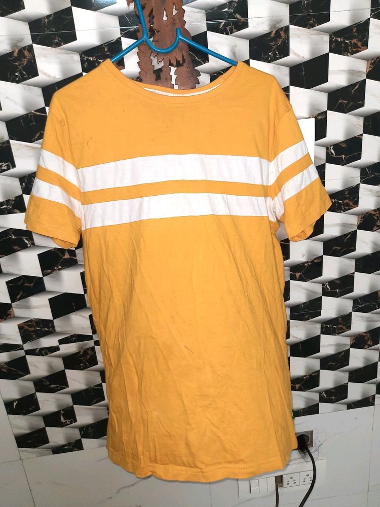 Yellow Stripped T Shirt