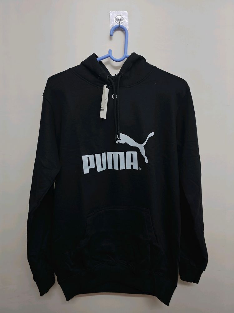 PUMA MENS BLACK HOODIE (Size M)