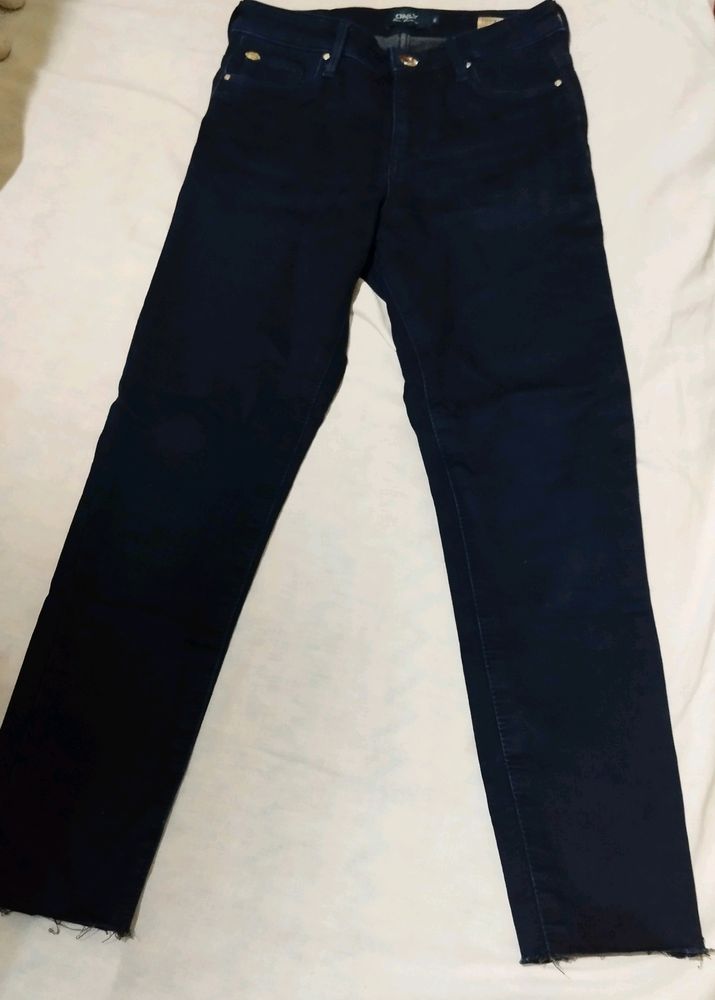 Only High Waist Skinny Jeans Indigo Colour