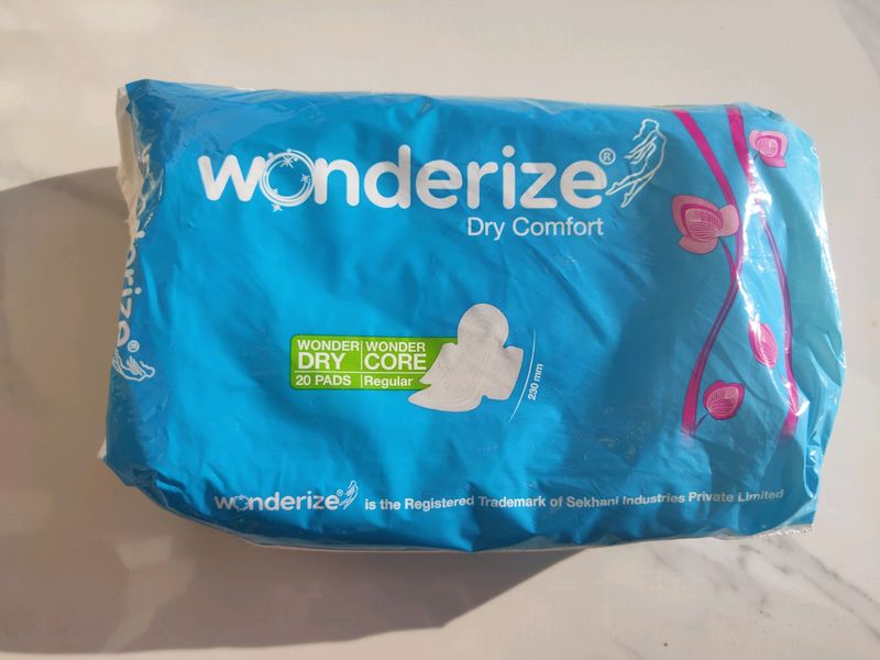 WONDERIZE DRY COMFORT PADS PACK OF 20