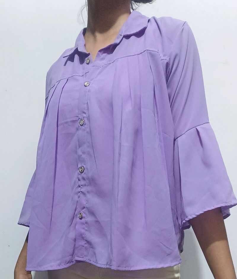 Lavender Korean Shirt