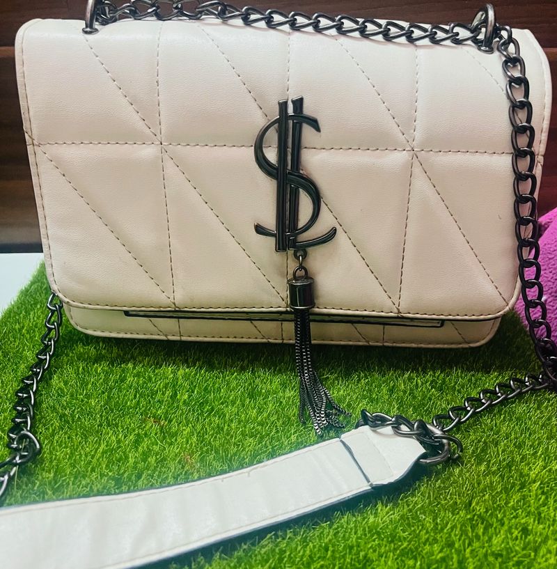 White Sling Bag