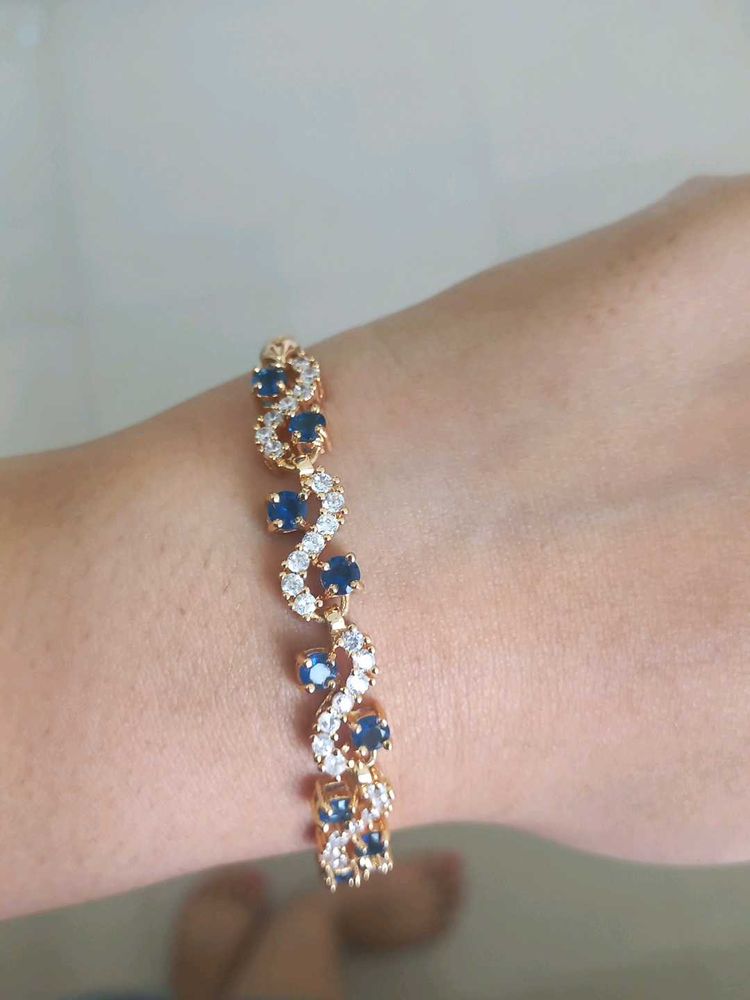 Blue Ad Stone Bracelet