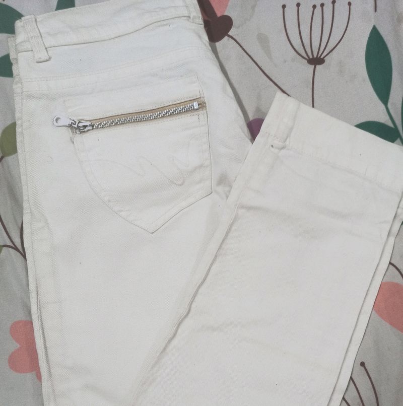 Woodland Off White Jeans Brand New