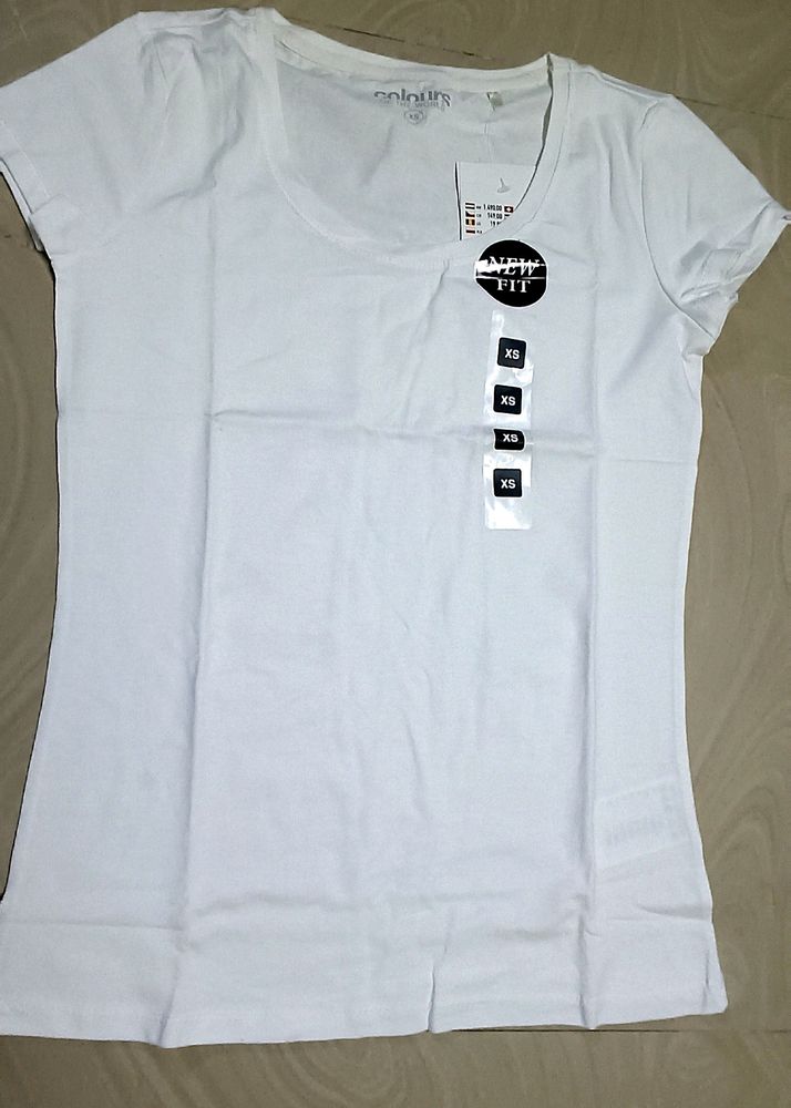 New Women White Tshirt