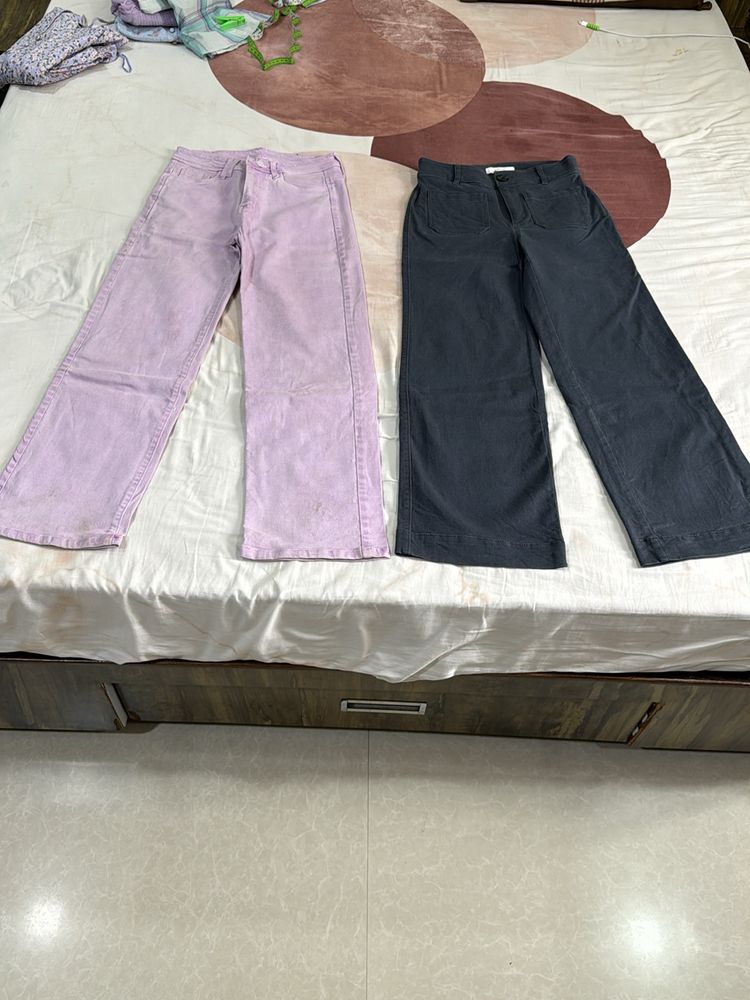 Lavender & blue pants