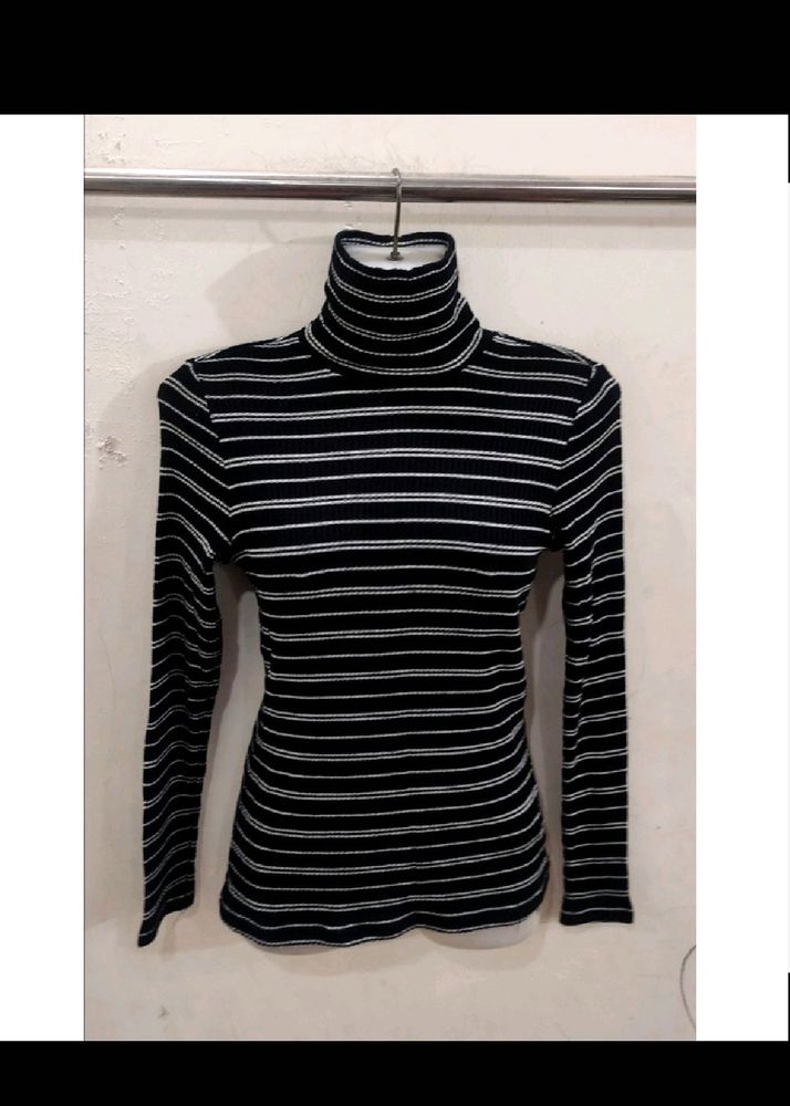 High Neck Sweater Top For Women