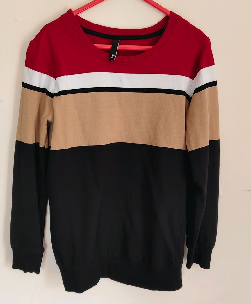 Max Striped Sweatshirt -Never Worn