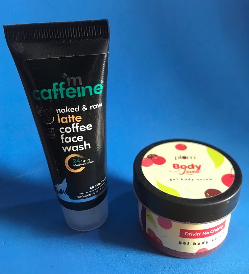 mCaffeine Facewash & Plum Gel Body Scrub