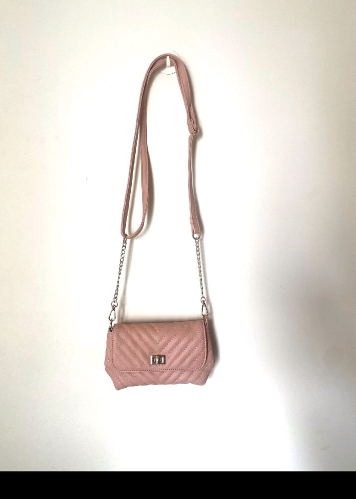 Stylish Pink Sling Bag For Girls