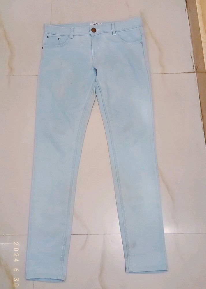 Ice Blue Slim Fit Jeans.