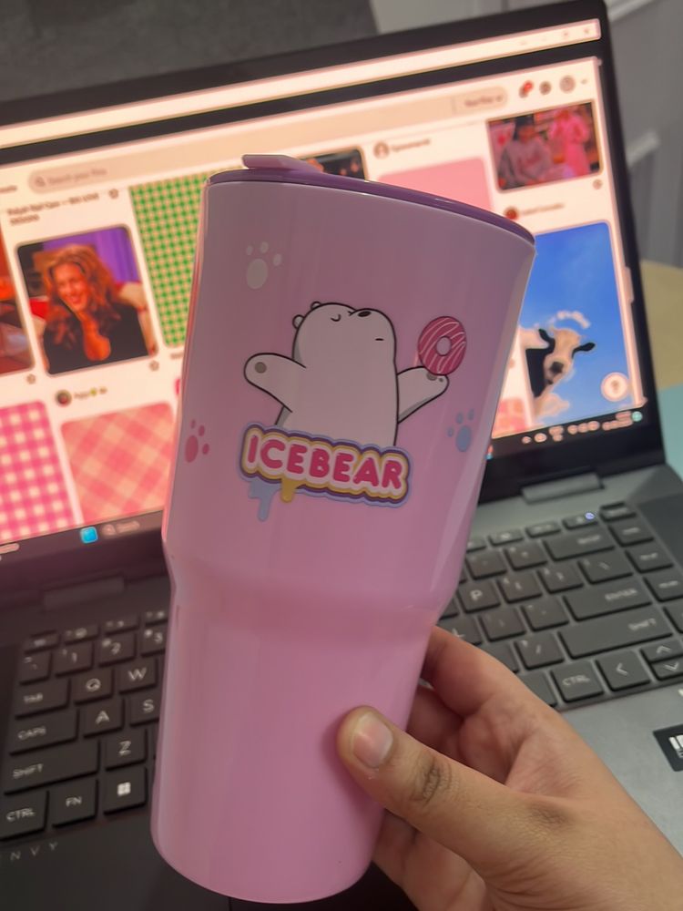 Miniso cute Ice bear Sipper