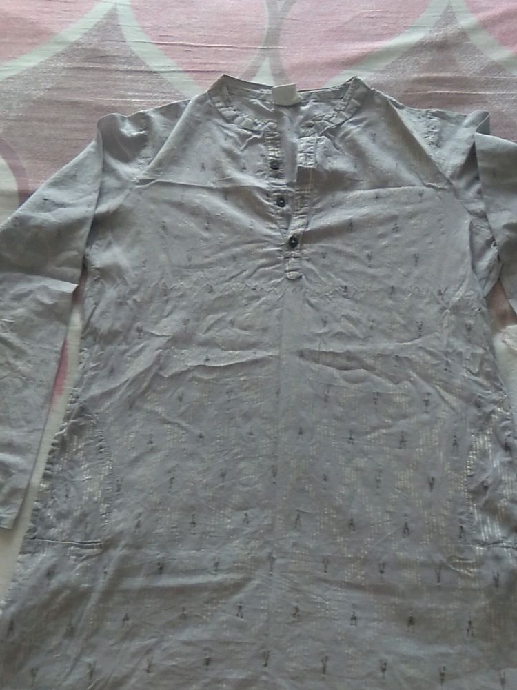 Grey Colour Boys Kurta