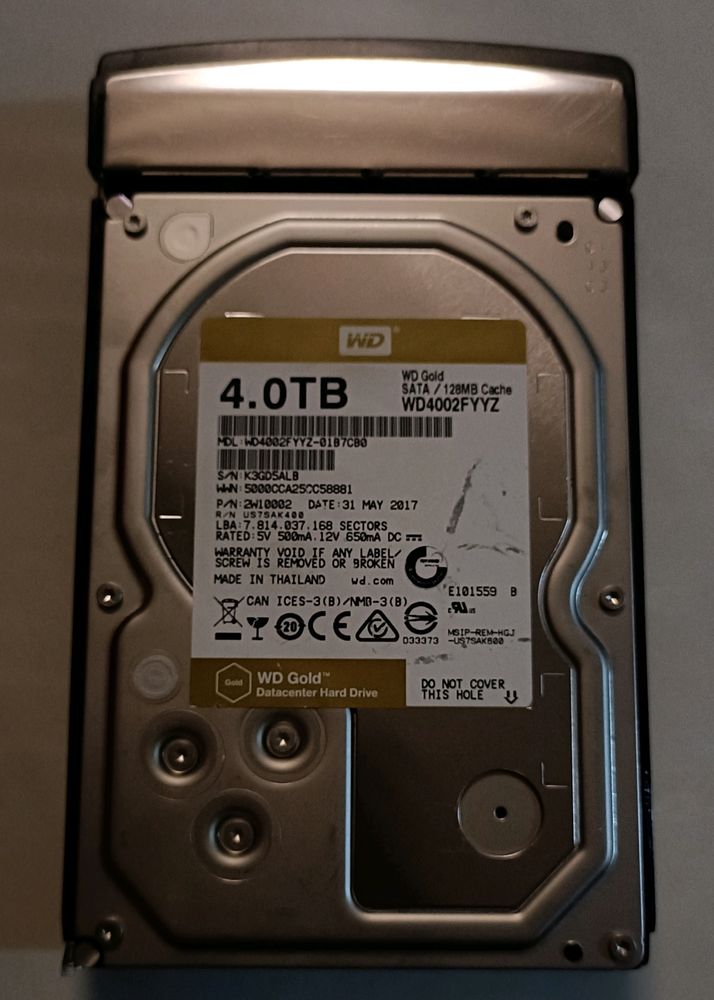 Western Digital  Hard Drive 4TB Not Working