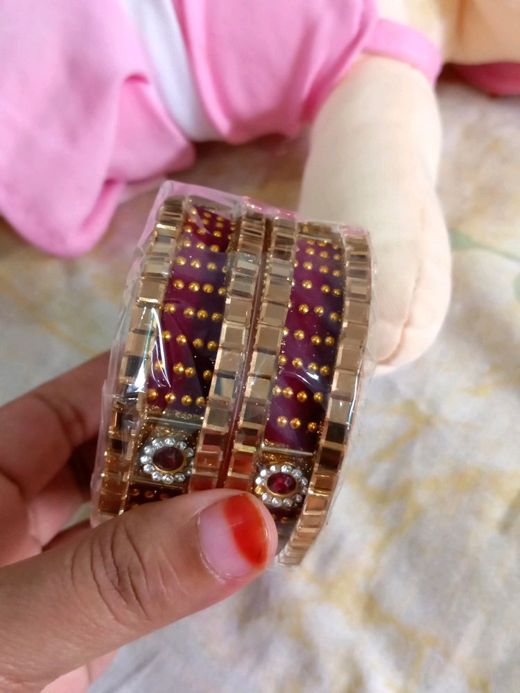 Beautiful Red Bangles