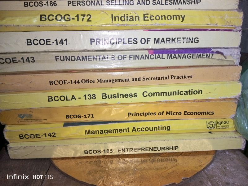 IGNOU Bcomg 3 Rd Year Books