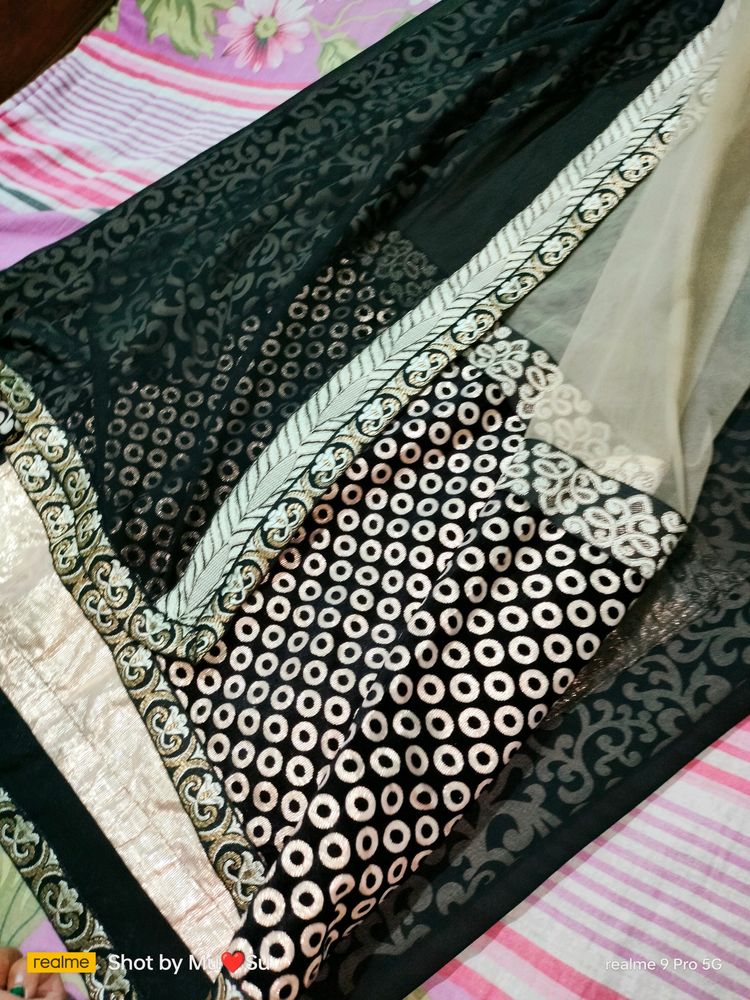 Black 🖤 Net Saree ❤️🛍️📷 Only One Time Used For