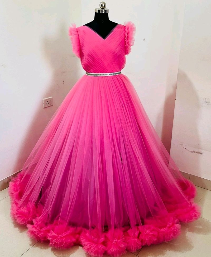 Pink Long Gown