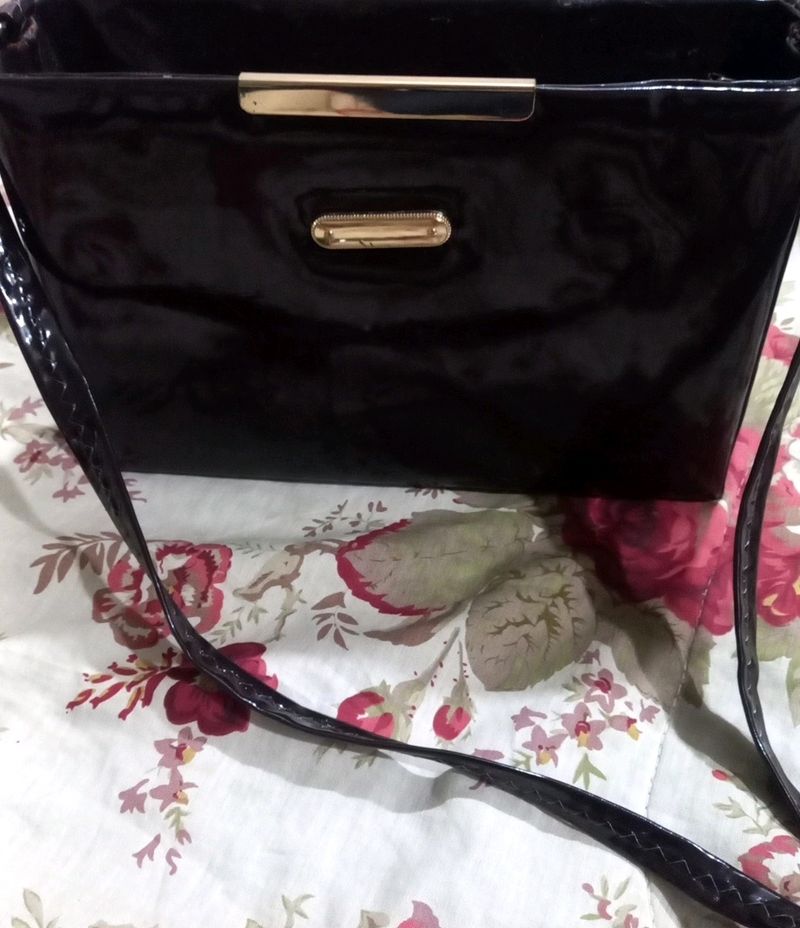 Brown Leather Finish Handbag || 🤎 Non Returnable